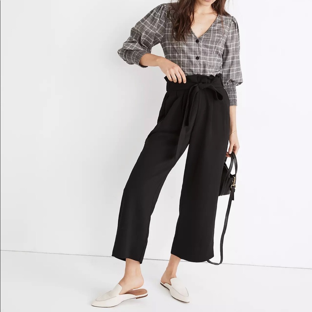 Madewell Tie-Waist Huston Pants